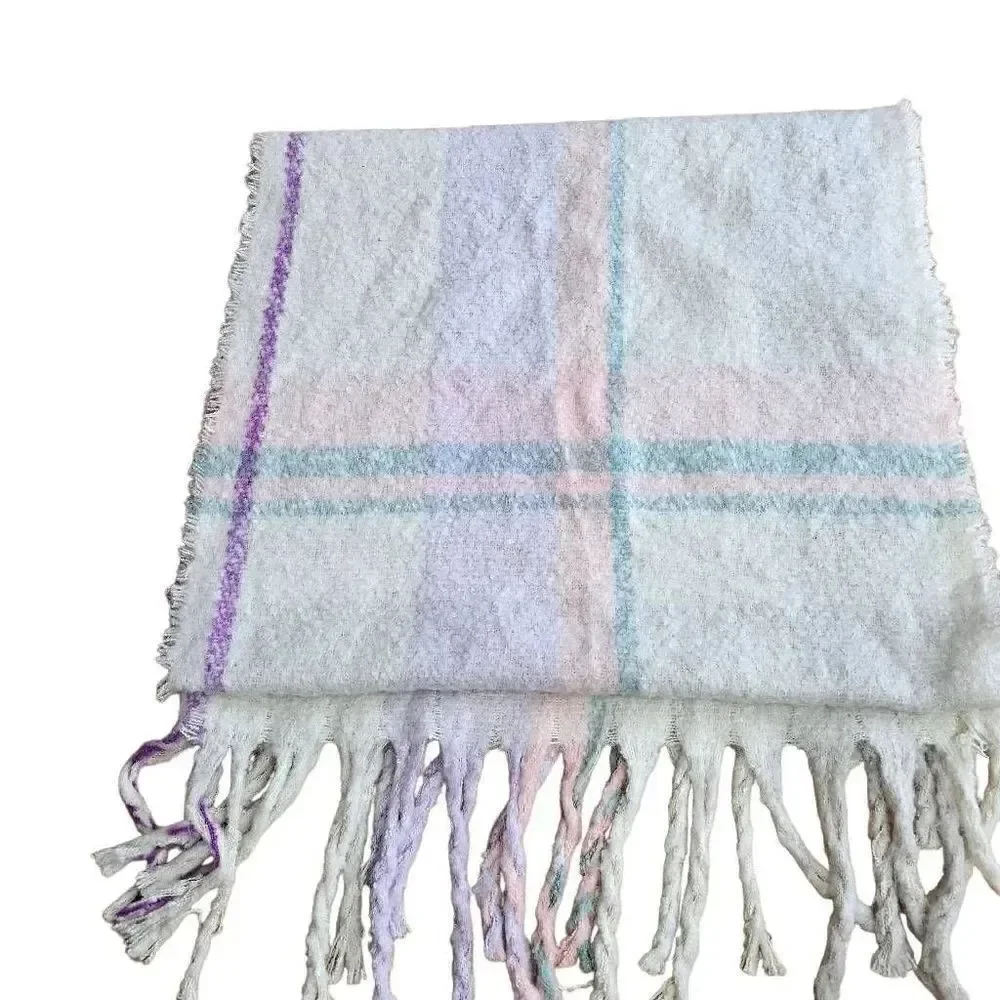 Steve madden multicolor textures scarf soft 78X21